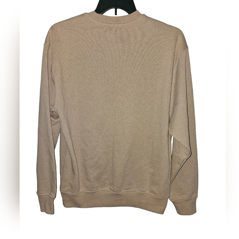 Air Jordan Fleece Crew-neck Sweatshirt 'Beige' FB6932-201 Men's Size Small - Picture 2 of 3